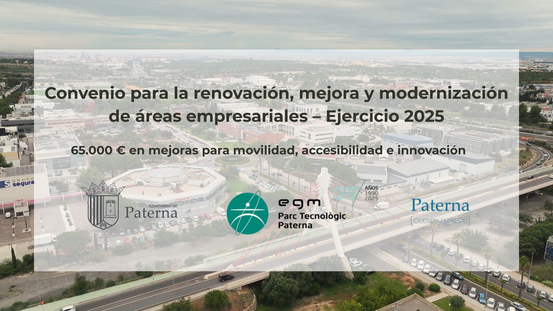 La EGM Parc Tecnològic Paterna impulsa nuevas actuaciones de mejora e innovación con el apoyo del Ayuntamiento de Paterna
