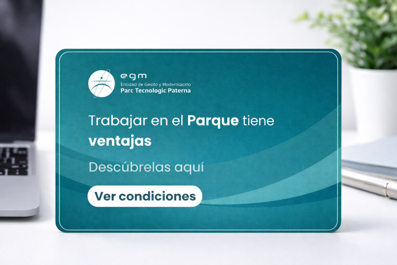 Desde la EGM Parc Tecnològic Paterna seguimos trabajando para aportar valor tangible al conjunto de personas y empresas que integran el Parque Tecnológico.
