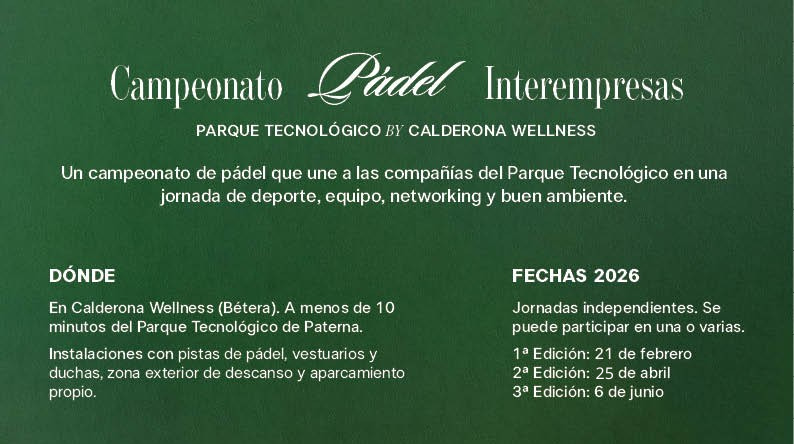 Campeonato de Pádel Interempresas del Parque Tecnológico