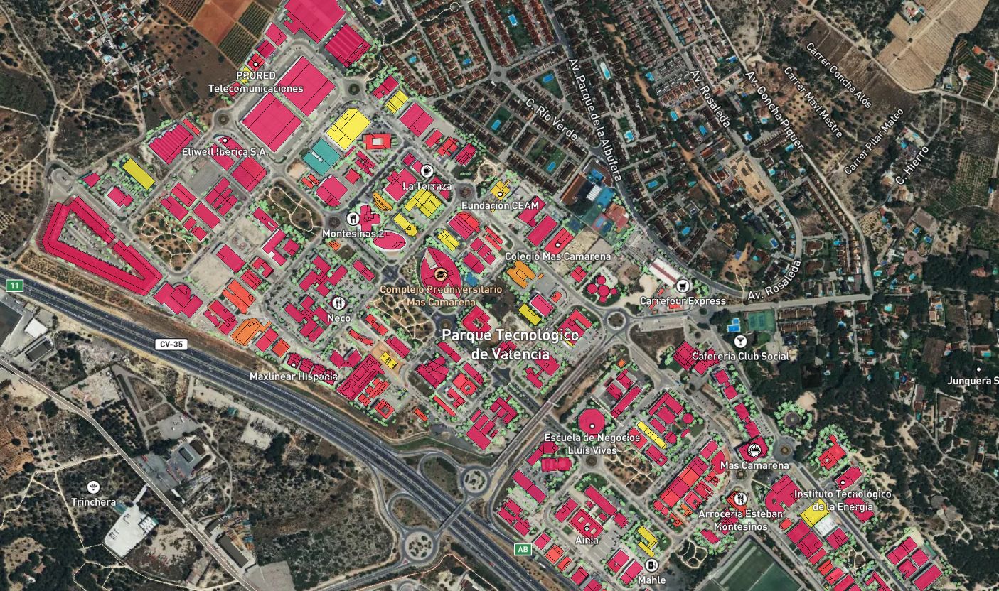 El Mapa Solar del Parc Tecnològic impulsa oportunidades de autoconsumo colectivo en el parque